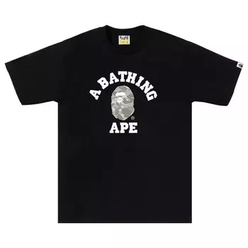 Футболка BAPE City Camo College Tee, черный