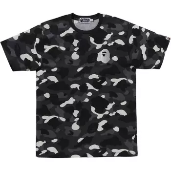 Футболка BAPE City Camo Large Ape Head A Bathing Ape, черный