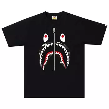 Футболка BAPE City Camo Shark, черная