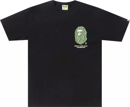 Футболка BAPE City Tee Tokyo Big Ape Head 'Black', черный