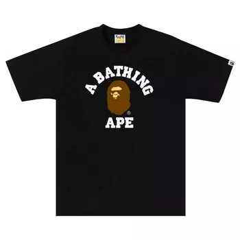 Футболка BAPE College, Черная