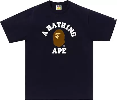 Футболка BAPE College 'Navy', синий