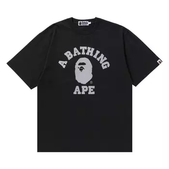 Футболка BAPE College Overdye, черная