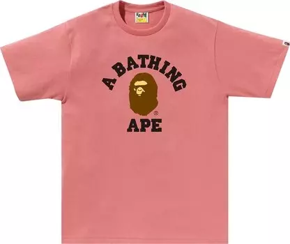 Футболка BAPE College 'Pink', розовый