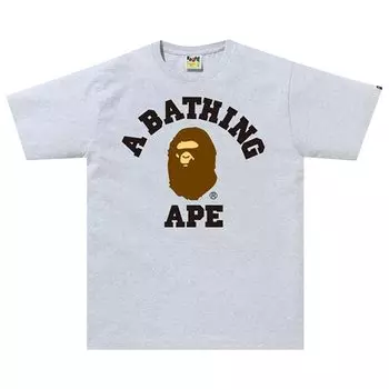 Футболка BAPE College, Серая