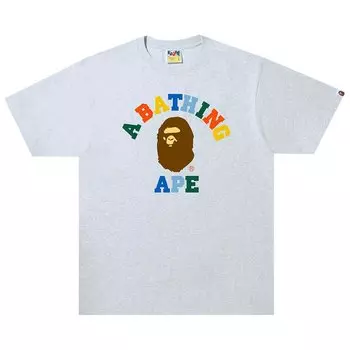 Футболка BAPE College, Серая