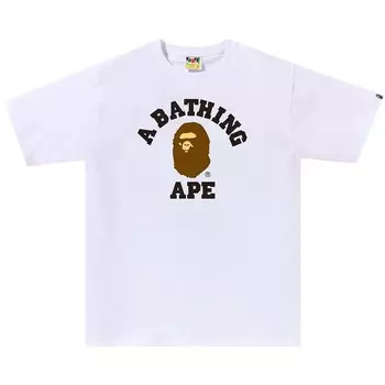 Футболка BAPE College Tee, белый