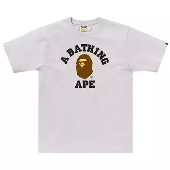 Футболка BAPE College Tee, серый