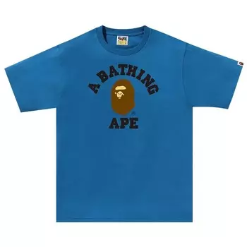 Футболка BAPE College Tee, синий