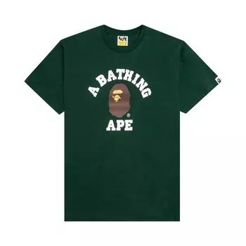 Футболка BAPE College, Зеленая