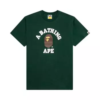 Футболка BAPE College, Зеленая