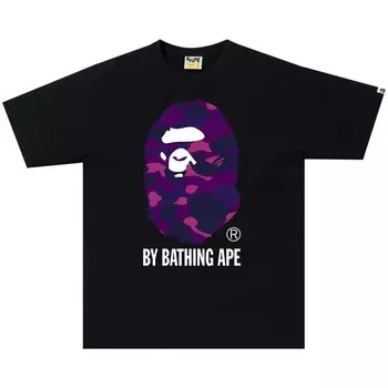 Футболка BAPE Color Camo Черный/Фиолетовый