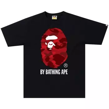 Футболка BAPE Color Camo Черный/Красный