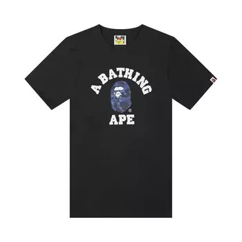 Футболка BAPE Color Camo, Черный/Темно-синий