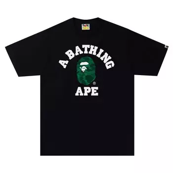 Футболка BAPE Color Camo, Черный/Зеленый