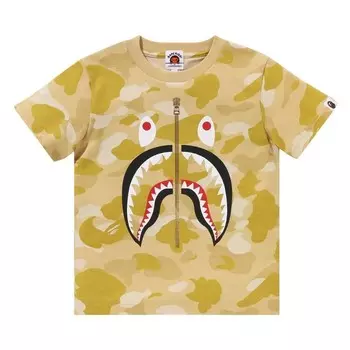 Футболка BAPE Color Camo Shark Tee, желтый