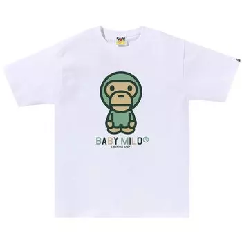 Футболка BAPE Colors Baby Milo 'White', белый