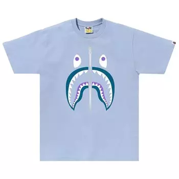 Футболка BAPE Colors Shark Sax
