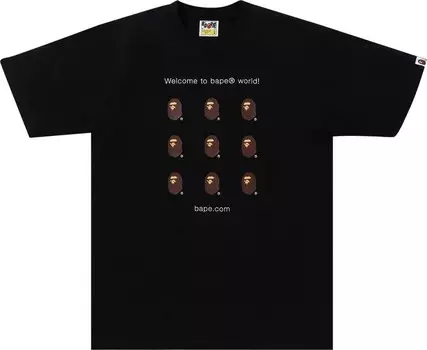 Футболка BAPE .Com 'Black', черный