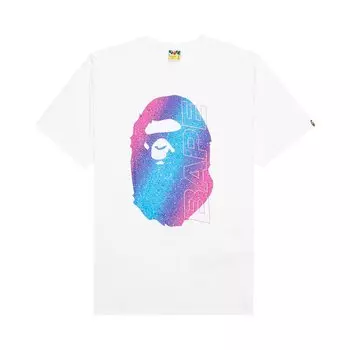 Футболка BAPE Electro Neon, Белая