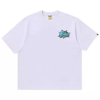 Футболка BAPE Graffiti Relaxed Fit 'White', белый