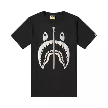 Футболка BAPE Hologram Shark, черная