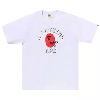 Футболка BAPE Japan College 'White', белый
