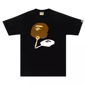 Футболка BAPE Japanese Fan Ape Head Tee, черный