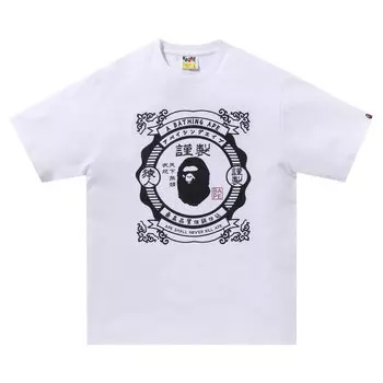 Футболка BAPE Japanese Motif 'White', белый