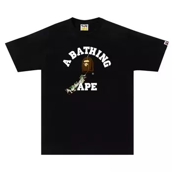 Футболка BAPE Japanese Wind Chimes College Tee, черный