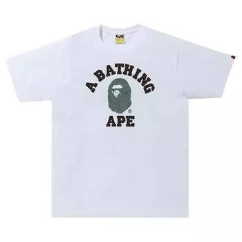 Футболка BAPE Line 1st Camo, цвет Белый/Зеленый