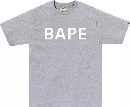 Футболка BAPE Logo 'Grey', серый