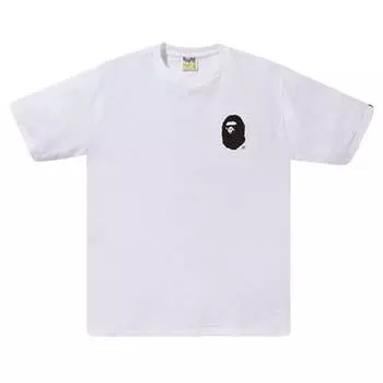 Футболка BAPE Monogram Box Tee 'White', белый