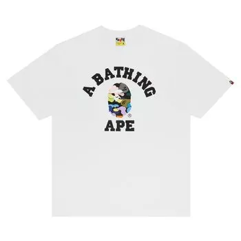 Футболка BAPE Multi Camo, Белый/Многоцветный