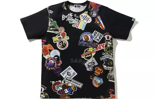 Футболка Bape мужская A Bathing Ape, черный