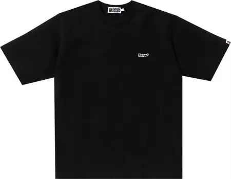 Футболка BAPE One Point Relaxed Fit 'Black', черный