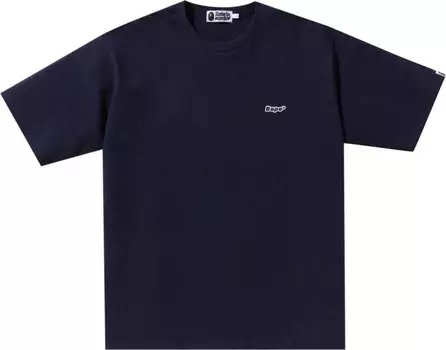 Футболка BAPE One Point Relaxed Fit 'Navy', синий