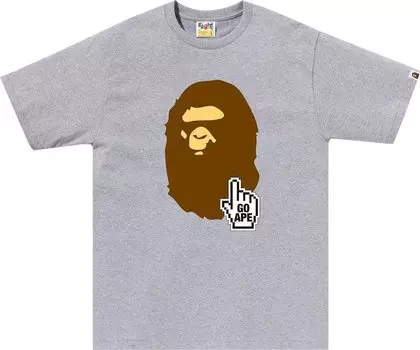 Футболка BAPE Online (Online Exclusive) 'Grey', серый
