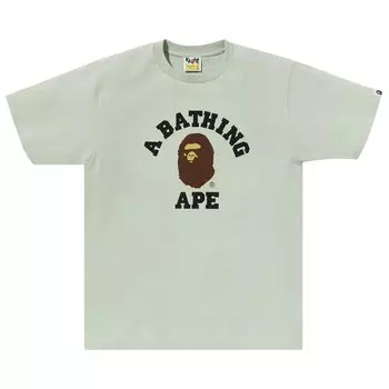 Футболка BAPE Pigment College, Зеленая