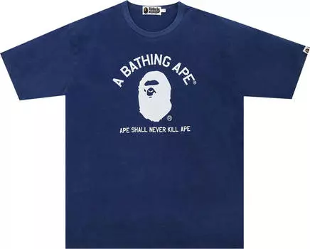 Футболка Bape Relaxed Fit, синий