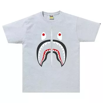 Футболка BAPE Shark, Серая