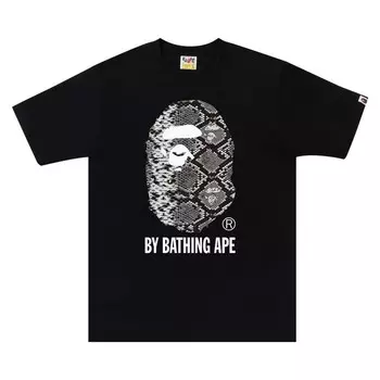 Футболка BAPE Snake By Bathing Ape Tee, черный
