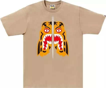 Футболка BAPE Tiger 'Beige', загар