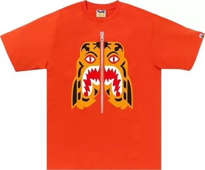 Футболка BAPE Tiger 'Orange', оранжевый
