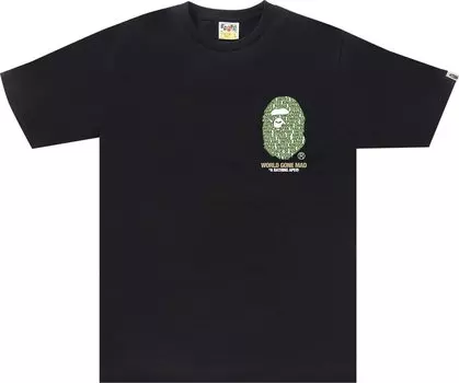 Футболка BAPE Tokyo College City Tee 'Black', черный