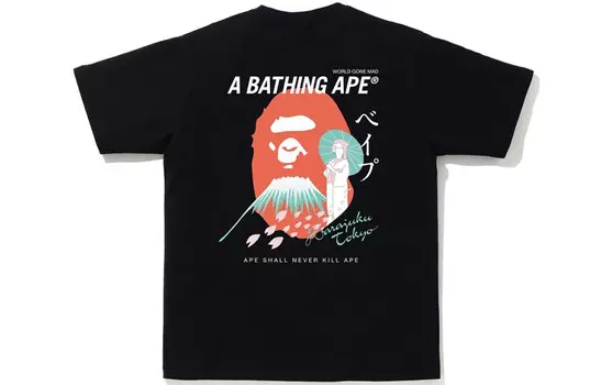 Футболка Bape унисекс A Bathing Ape, белый