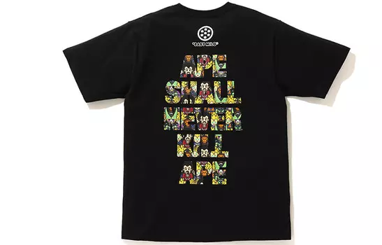 Футболка Bape унисекс A Bathing Ape, черный