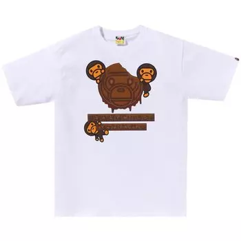 Футболка BAPE Valentine Chocolate Baby Milo Tee 'White', белый
