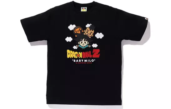 Футболка Bape X DRAGON BALL Z унисекс A Bathing Ape, черный