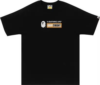 Футболка BAPE x Grip Swany 'Black', черный